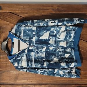 Mens zip front hoodie